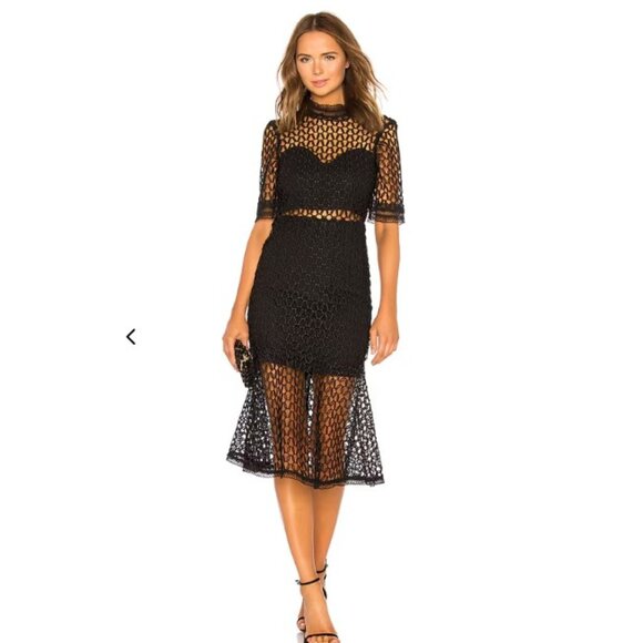 Bardot Dresses & Skirts - NWT Bardot Fiona Mesh Dress from Revolve - US Large